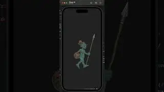 Spine 2D iOS Runtime on iPhone 15 Pro Max (Swift) Running on iOS  17.2