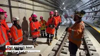 The MOTAT team checks out City Rail Link's Maungawhau Station and tunnels