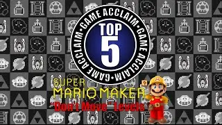 Game Acclaim Top 5 - Super Mario Maker 