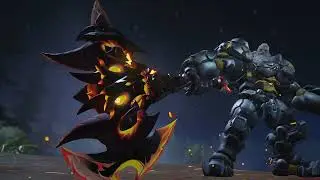NEW Bound Demon Reinhardt weapon skin looks amazing!