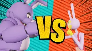 Bunny Brawl / BONNIE vs JAX. #fnaf #theamazingdigitalcircus