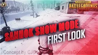 SANHOK SNOW MODE FIRST LOOK ! SNOW IN SANHOK MAP ! PUBG MOBILE ! PUBG