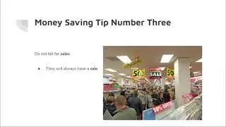 Tips for Saving Money - Google Slides