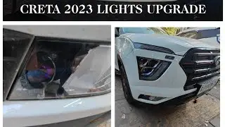 CRETA 2020 FOG LIGHTS PROJECTOR| CRETA 2020 LIGHTS UPGRADE| GVAA Q8 PROJECTOR IN CRETA