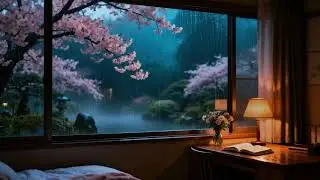 Instant Relax 🌌 Rain and Soft Piano Sounds for Deep Healing Sleep