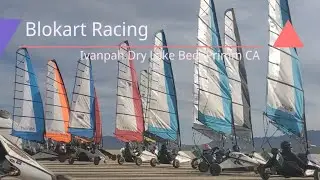 #Blokart Landsailor Racing on Ivanpah Dry Lake Bed (2024) #thedesertsailor