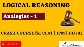 CLAT Coaching | CLAT Online Coaching | CLAT20 Class | CLAT PREPARATION | Analogies - 1