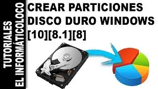 ¿Cómo crear particiones de disco duro en Windows? [Windows10][8.1][8]