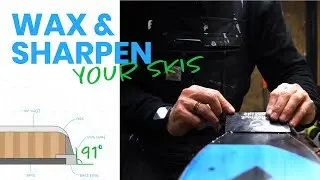 Sharpen Edges and Wax Skis like a Pro