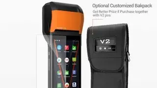 Sunmi V2 Eboleta WIFI 58mm Thermal Receipt Printer 4G QR Code Scanner Mobile