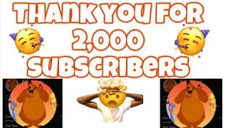 Thank you all for 2,000 Subscribers 🥳❤️