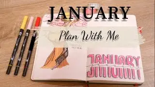 PLAN WITH ME! JANUARY 2021 Bullet Journal Setup Tree House