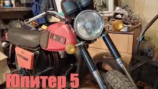 Иж Юпитер 5 и мотор СЗД мотоколяска