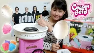 Готовлю сладкую вату на аппарате - COTTON CANDY MAKER- Carnival!!!