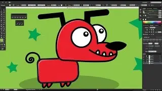 Tutorial Básico de Adobe Illustrator en Español. Para Principiantes- Creando a Paquito el perro