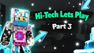 Майнкрафт | Hi-Tech LetsPlay | Часть 3: Выживание с модами - Изучаем Tinkers' Construct