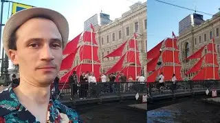 АЛЫЕ ПАРУСА в ПИТЕРЕ⛵| СХОДИЛ НА МИНИ ВЕРСИЮ🤏