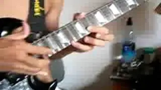 awesome guitar shred!