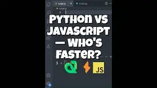 Python vs JavaScript — Who's Faster? 🐍⚡🟨 
