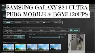 Samsung Galaxy S24 Ultra Test game PUBG Mobile 120 FPS Update 3.2 | Snapdragon 8 Gen 3