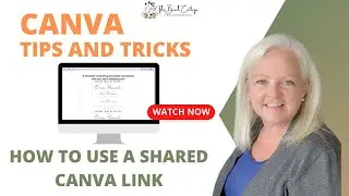 How to Use and Edit a Shared Canva Link Template | Canva Tutorial for Desktop and Laptop Computers
