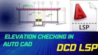 How to calculate and show elevation label in autocad