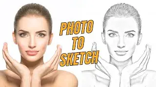 Photo to Sketch in Photoshop.