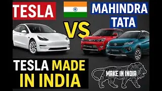 TESLA  v/s  TATA & Mahindra || TESLA manufacturing plant in India || upcoming electric car in India