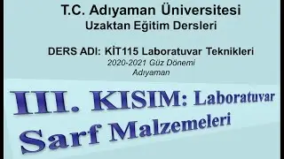 Laboratuvar Aletleri III