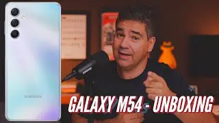 SAMSUNG GALAXY M54 - UNBOXING E IMPRESSÕES