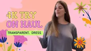  Micro Bikini Try -On Haul Transparent |Transparent Lingerie & See-through style #28