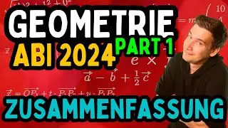 MATHE ABI 2025: 10 Geometrie-Tools für Dein Abi | Geometrie (part 1)
