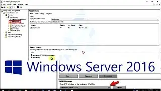 Windows Server 2016 - How to Restriction Filtering in Windows Server 2016 @26