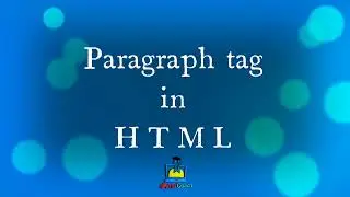 Use of Paragraph tag in HTML.
