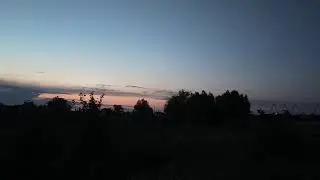 Закат в деревне!!!