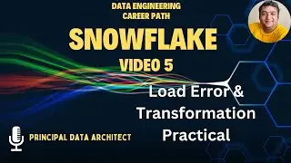 Snowflake Loading Error & transformation | Snowflake Playlist | Data Engineering