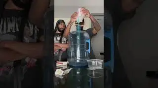 STRAW OUT THE BOTTLE CHALLENGE #shorts