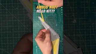 Airliner assembly process Airbus A321 EVA AIR #modelairplane #scalemodelbuilding #scalemodel