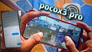 Handcam Game play Pocox3 pro ❤️ || Headshot Settings ⚙️ Sensitivity + dpi⚡ 120hz || pocox3 pro 😍