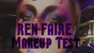 Purple Gothic Vampyr Witch Makeup // REN FAIRE Test // Speed Makeup  // Colourpop x Animal Crossing