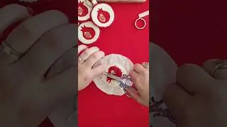 How to make Pomegranate keychain? Punch nakışı ile nar anahtarlık yapımı. 