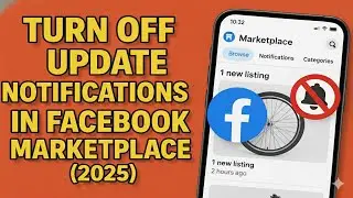 How To Turn Off Update Notifications in Facebook Marketplace (2025)