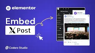 How to Embed X Post (formerly Twitter) In Elementor for FREE | Easily Embed Social Posts!