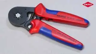 Self-Adjusting Crimping Pliers for end sleeves (ferrules) with lateral access (97 53 14)
