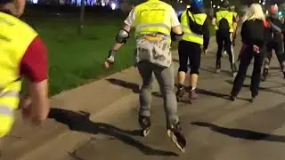 часть 2 катание на роликах по Варшаве 