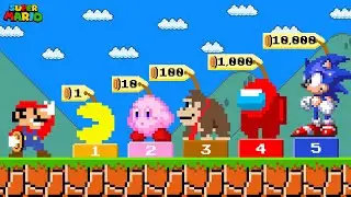 When Mario can Buy all the Game Characters?