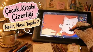 Çocuk Kitabı Resimleme - Çocuk Kitabı Çizerliği- Dijital Çizim - Nur Dombaycı