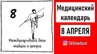 МЕЖДУНАРОДНЫЙ ДЕНЬ ЦИГУН. Медицинский календарь. 8 апреля