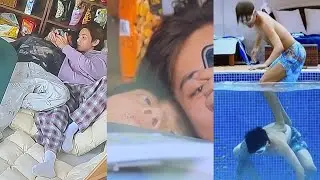 jungkook being all happy and bouncy around taehyung(taekook recent update analysis)