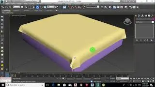3Ds Max bed sheet pillow modeling tutorial